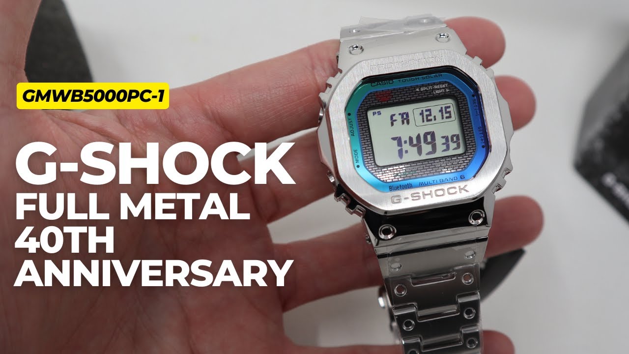 G-Shock Watch Full Metal Gmwb5000pc-1 - YouTube