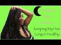 Natural Hair⇢ NIGHT TIME ROUTINE for GROWING HEALTHY HAIR ( With Special Guest)
