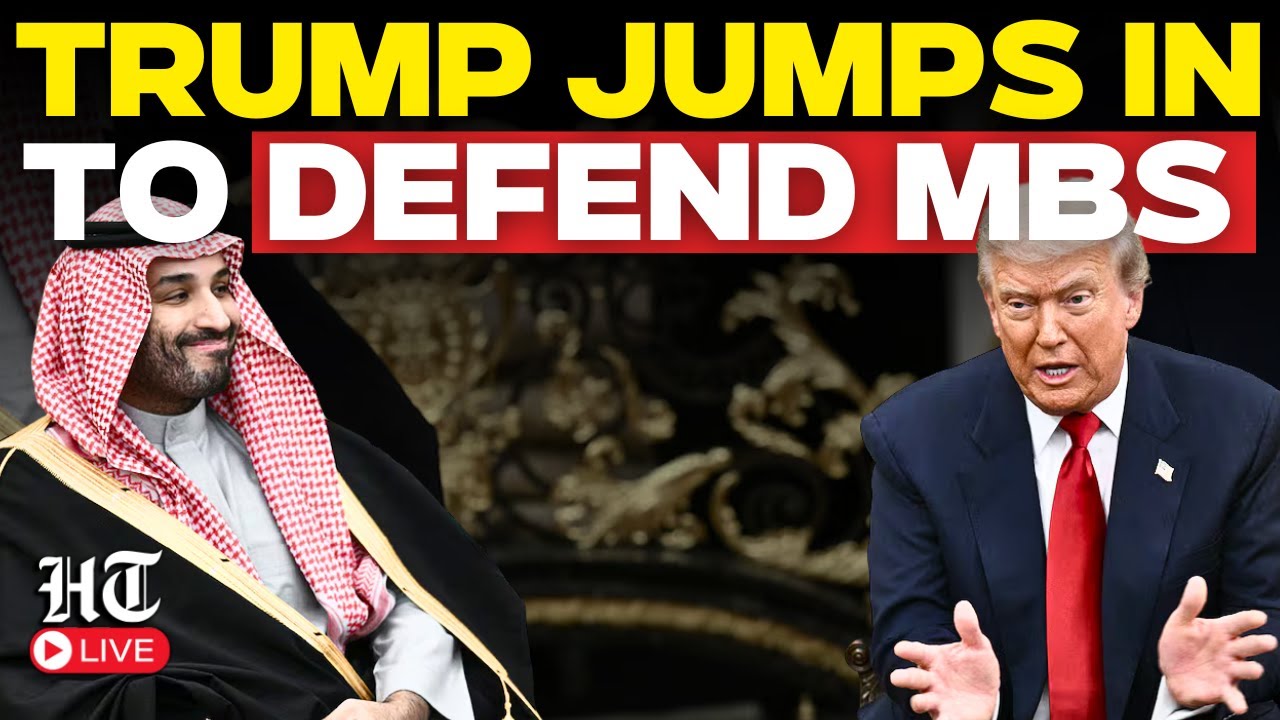 LIVE: ‘Don’t Embarrass Our Guest’ | Trump Steps In After MBS Questioned on Khashoggi Murder