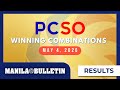 Lotto Draw Results May 4 2026 Grand Lotto 6 55 Mega Lotto 6 45 4D 3D 2D 