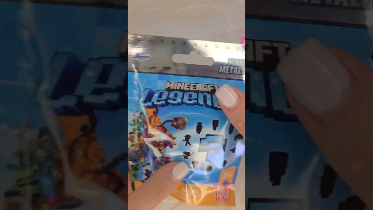 ⛏️🎮 ASMR Unboxing Minecraft Nano MetalFigs! Mystery Die-Cast Figure! 🤫✨ 