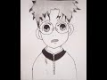 How to draw Okarun Tutorial Step–by–Step | Dandadan