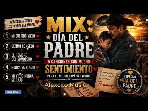 MIX DÍA DEL PADRE ❤️ 5 CORRIDOS QUE LLEGAN AL ALMA