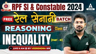 RPF SI & Constable | Reasoning | Inequality | 01 | By Veerendra Sir