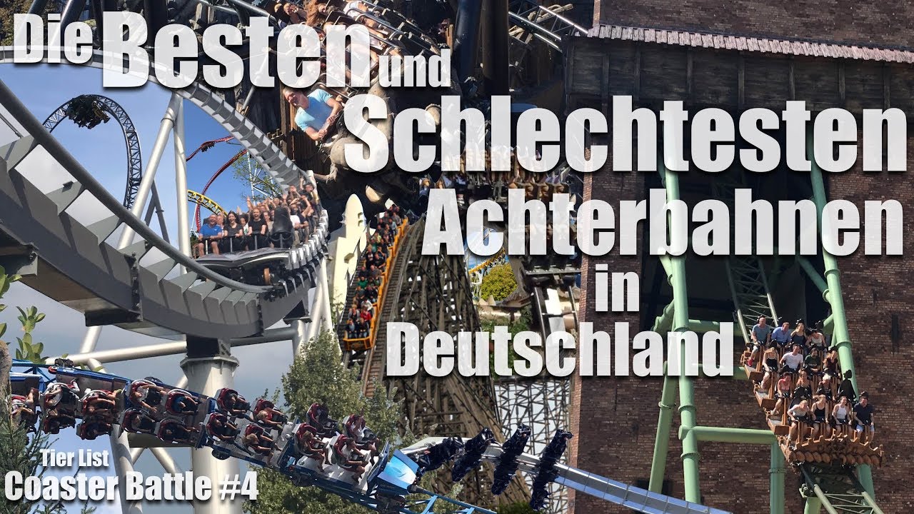 Die BESTEN & SCHLECHTESTEN Achterbahnen in Deutschland 2019! | Tier List | Coaster Battle #4