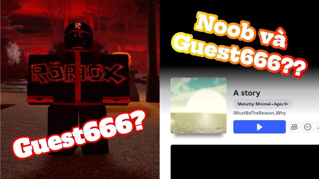 Cách lấy Skin Noob Sixer và quá khứ của Noob và Guest666 | Forsaken ...