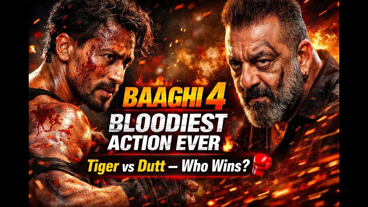 Baaghi 4 Full Movie Action Breakdown 🔥 Tiger vs Dutt |Bloodiest Bollywood Action Ever | Hindi movie