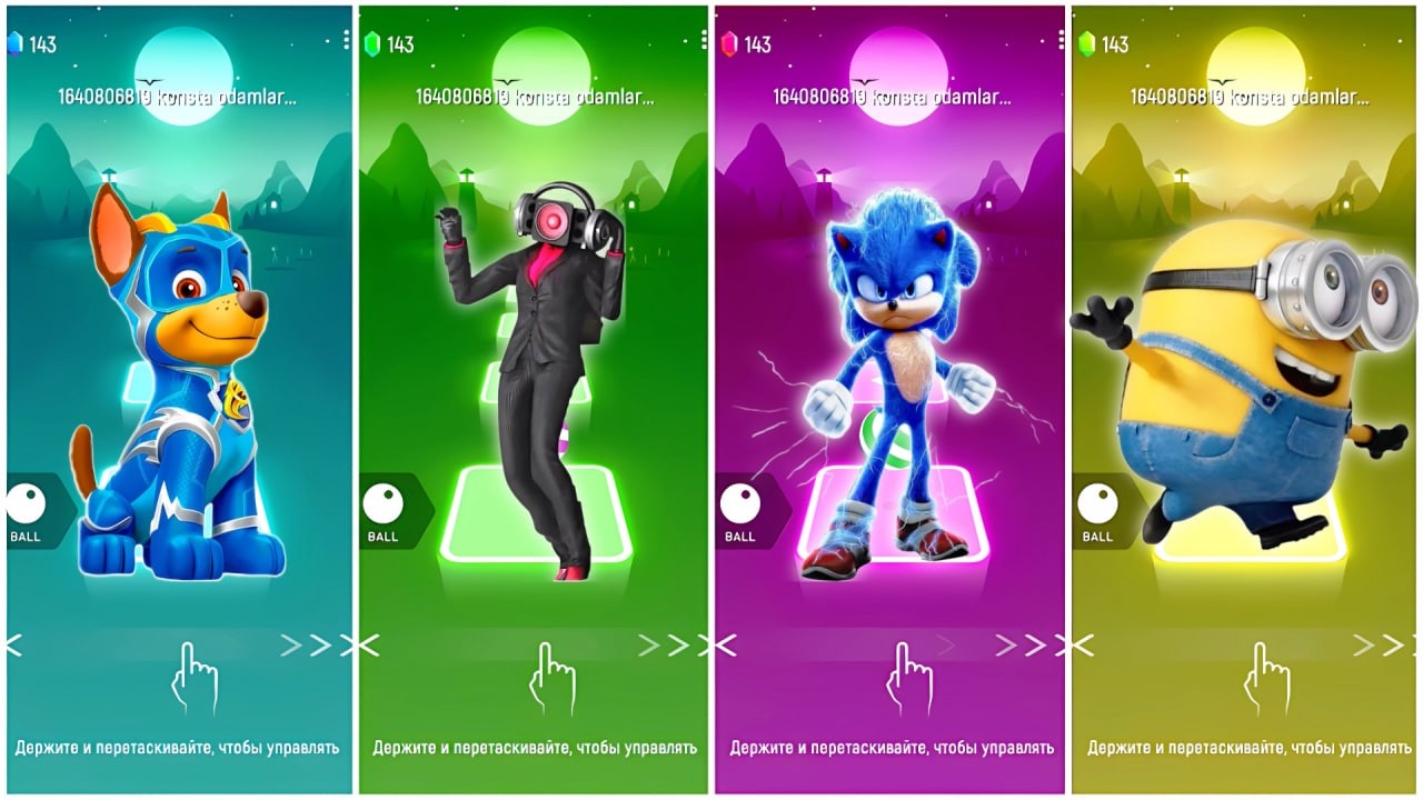 Skibidi Toilet 🆚 McQueen🆚 Sonic 🆚  Minions - Tiles Hop EDM Rush🎶 Who Is Best?🎯 #25