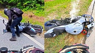 Bikes Are SMASHING Into PIECES - Crazy Motorcycle Moments