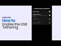 How to Enable the USB Tethering in Samsung S10+ (easy)