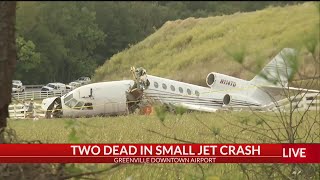 2 killed, 2 hurt in jet crash at Greenville Downtown Airport