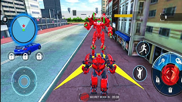 Crocodile Formula Car Robot Transforming * Android Gameplay