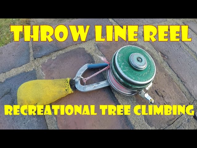 Throw Line Reel for Tree Climbing_A better way to use throw line