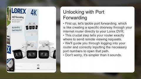 How to Access Lorex DVR Remotely – Port Forwarding, DDNS & App Setup