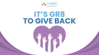 It's GR8 to Give Back