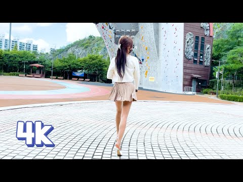 [4K] 일자라인 플레어 스커트 | Straight Line Flare Skirt (Model Joowon)