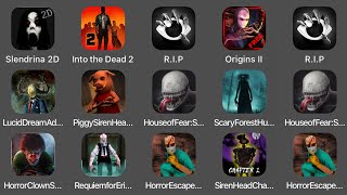 Horror GamePlay: Slendrina 2D, Into The Dead 2, R.I.P, Slenderman Origins 2, Lucid Dream Adventure screenshot 5