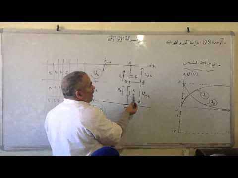 دارة المكثفة أثناء الشحن دارة المكثفة أثناء الشحن