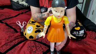 Squid Game Doll Animated Remote Control @ Five Below Unboxing & Review Video Red Light Green Light