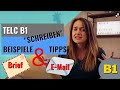 telc B1, Teil "Schreiben" - Beispiel und Tipps (Brief/E-Mail)