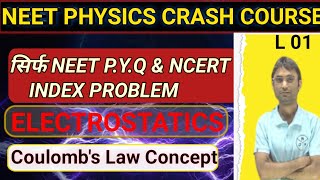 Electrostatics Class 12 One Shot|Coulombs law PYQ 01|Tufani Batch|@Sair yar khan sir|JEENEET 2023