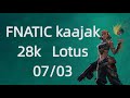 VALO POV【FNATIC kaajak】Raze 28Kills Lotus 07/03#valorant    #valorantclips