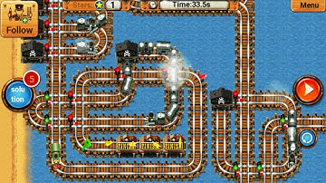 Rail Maze 2 Extreme Long Level Gameplay - Train Puzzle Game - Android Gameplay #102