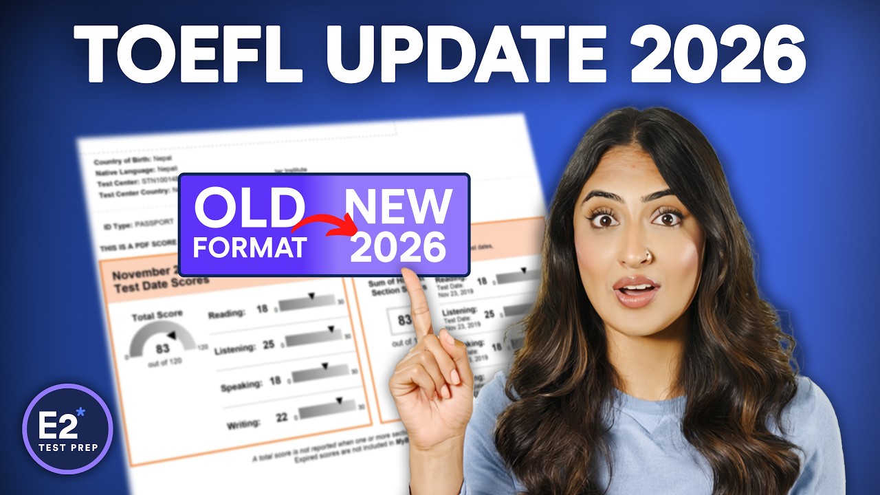 TOEFL изменится в 2026 году! Важное обновление, о котором вам нужно знать!