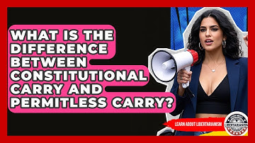 What Is The Difference Between Constitutional Carry And Permitless Carry?