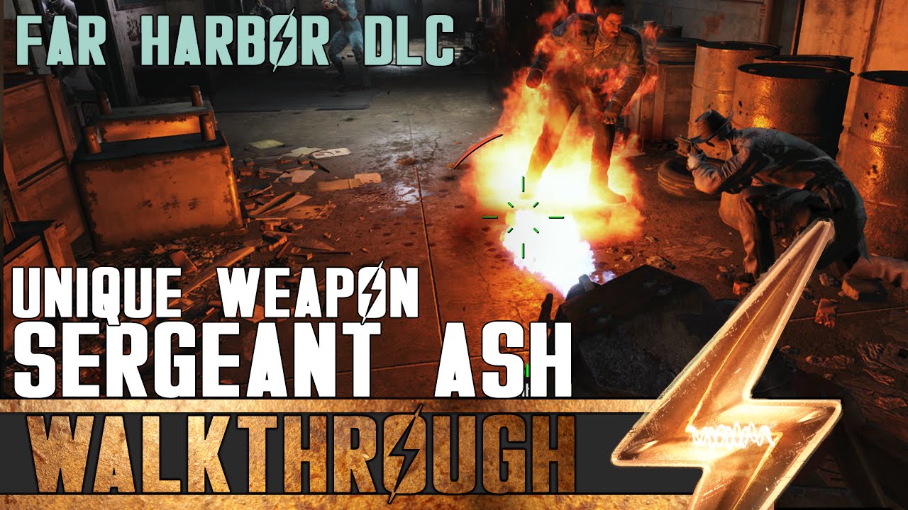 Fallout 4: Far Harbor - Sergeant Ash Unique Weapon (Flamethrower) Location