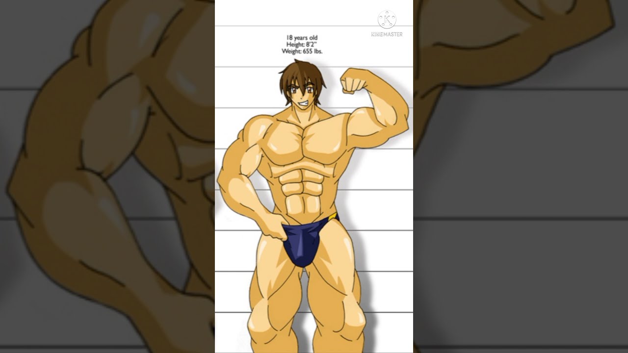 Male Muscle Growth Animation Male Muscle Growth Animation