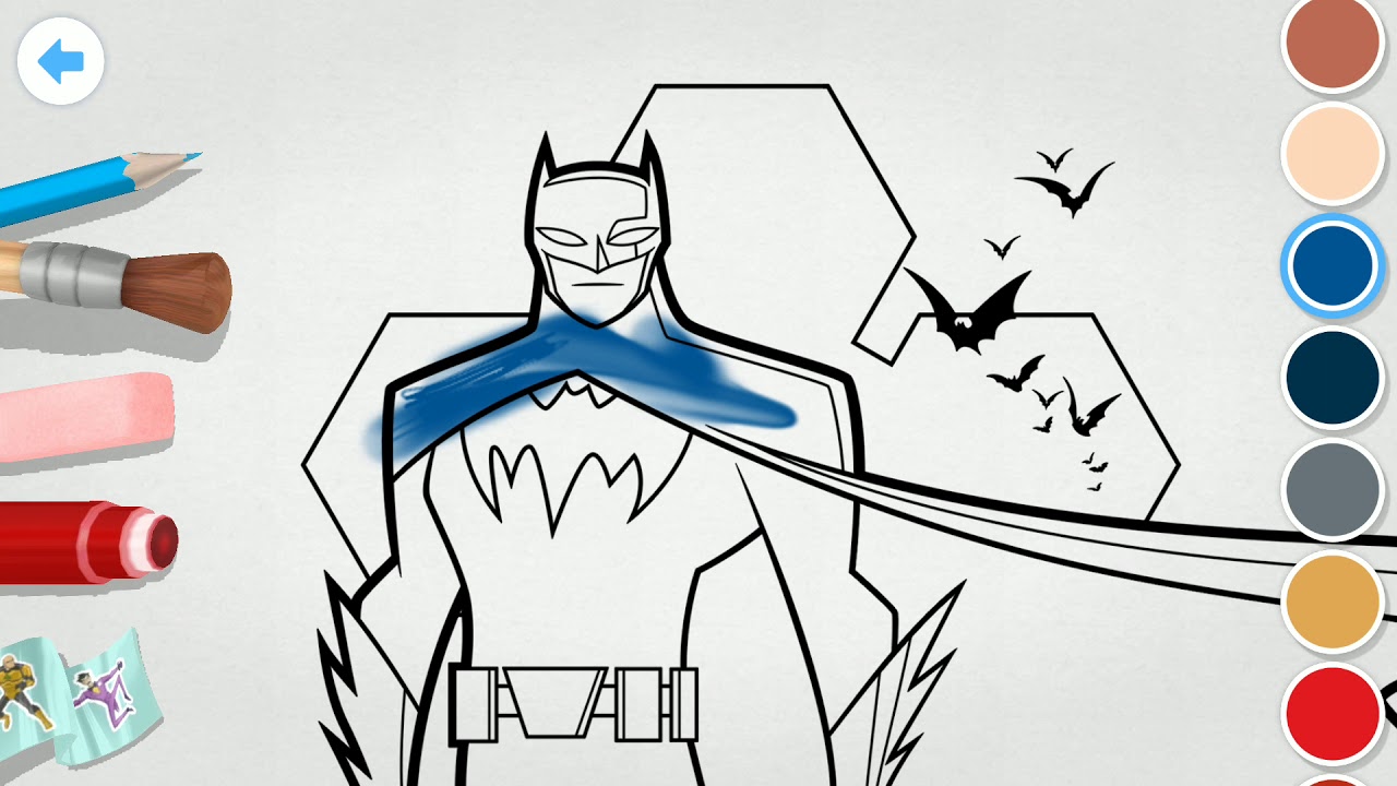 Justice League Mcplay Be an Artist All Games and Drawing Superman Gameplay/Walkthrough toysrus