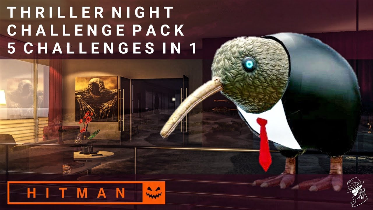 HITMAN 2 | Thriller Night Challenge Pack | All 5 Challenges in 1