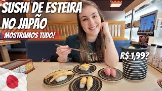 SUSHI de Esteira no JAPÃO // Como funciona 🇯🇵 #japão #sushi