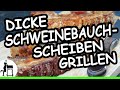 Dicke Schweinebauch Scheiben grillen mit Trick