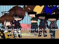 Michael and Chris Afton stuck in a room with FNAF 4 bullies for 24 hours || Gacha Club ||