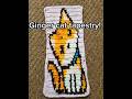 Ginger cat tapestry! #cat #animals #foryou #crochet #home #diy