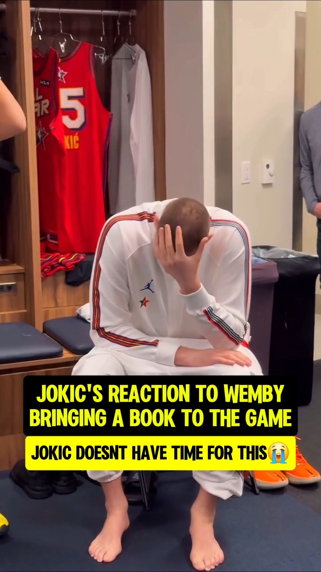 Bro couldn't believe what he was seeing?
