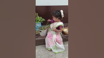 Thumbnail of Oh Sita Hey Rama #sitaramam Nishika #shorts #youtubeshorts  #trending #cutegirlstatus