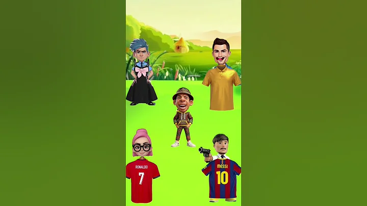 Who owns this shirt? Ronaldo vs Messi vs mrbeast vs Georgina #ronaldo #messi #ishowspeed #cartoon