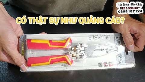 Test Kìm Đa Năng 8 in 1 có như quảng cáo?