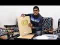 GOLD PLAY BUTTON is Heavy 😋😎😍 | Crazy XYZ