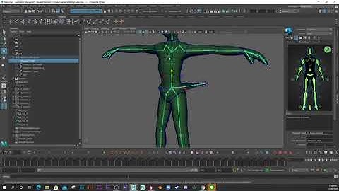 Maya 2020 TAIL RIG tutorial