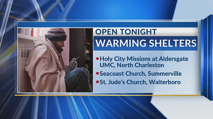 Warming shelters open Wednesday night