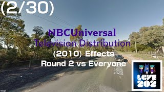 NBC Universal Television Distribution (2010) Effects R2 vs TRVM2020, IMC135, LME247, MFE254, QMG177,