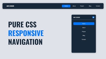How to Create A Pure CSS Responsive Navbar