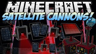 Minecraft Satellite Cannons Explode The World From Space Mod Showcase