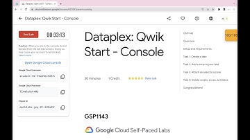 Dataplex: Qwik Start - Console || #qwiklabs || #GSP1143 ||  [With Explanation🗣️]
