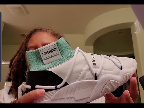 adidas aw puff trainer on feet