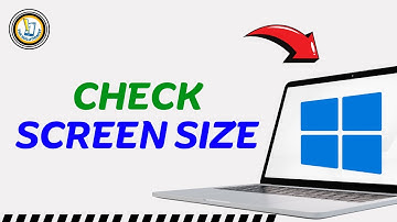How To Check Laptop Screen Size Step By Step